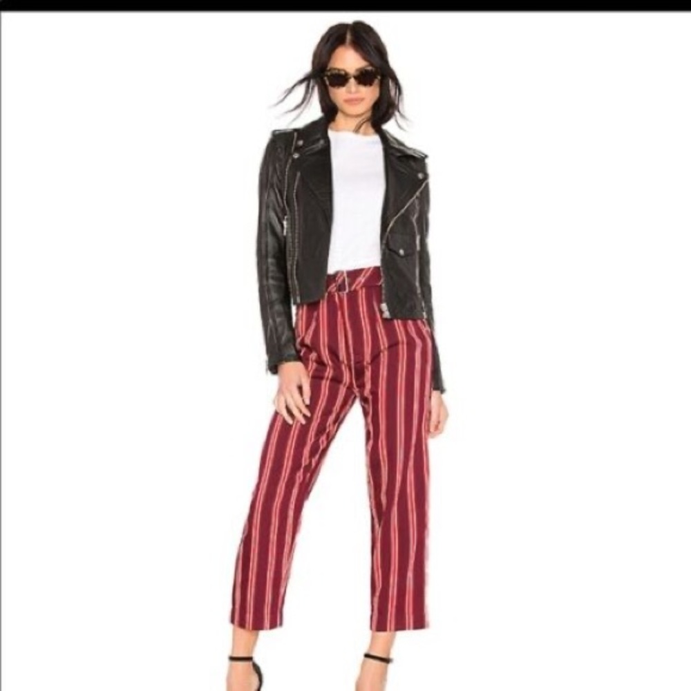Free People Seemed Like Striped Crop Pants
